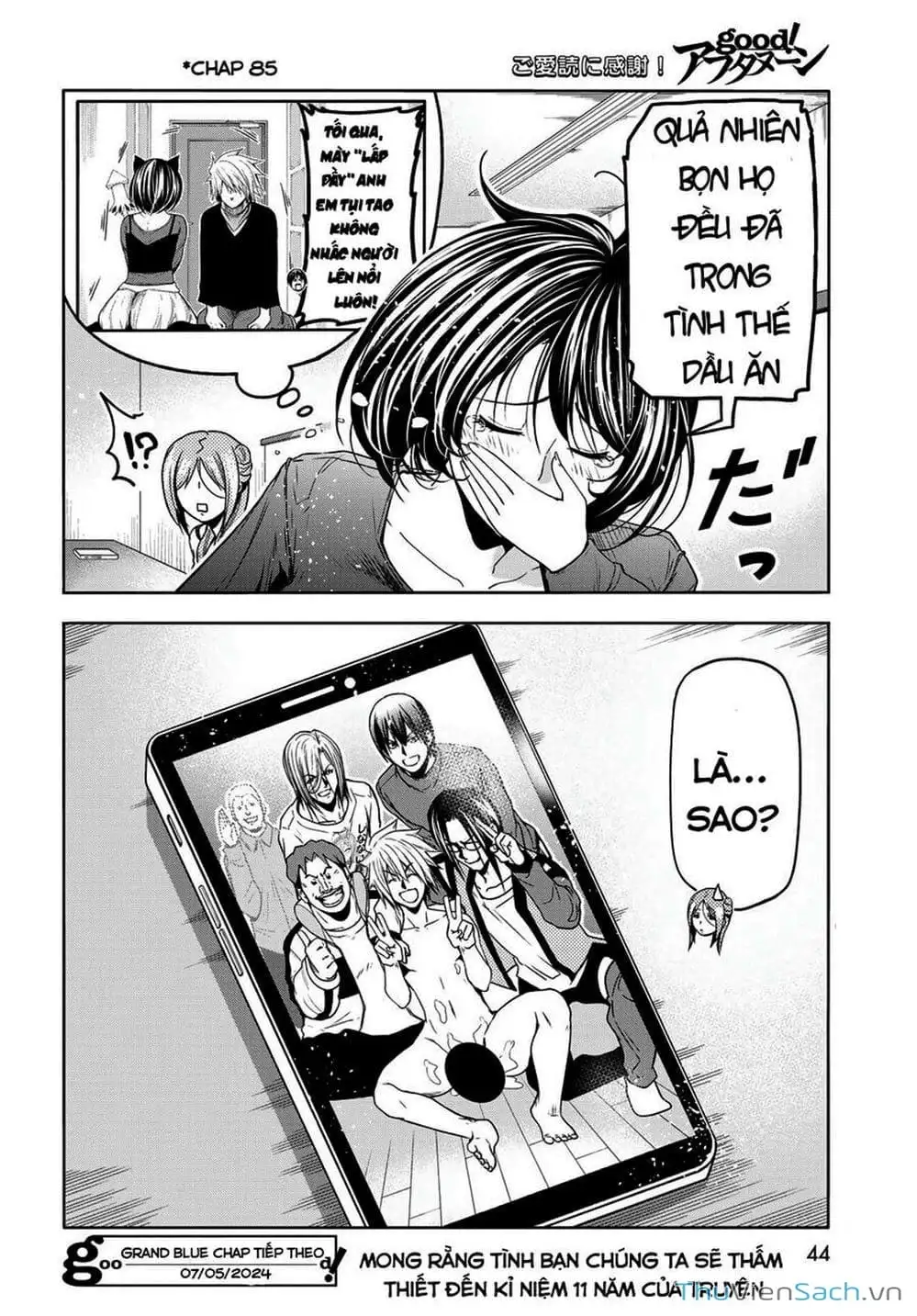 Truyện Tranh Cô Gái Thích Lặn - Grand Blue trang 3