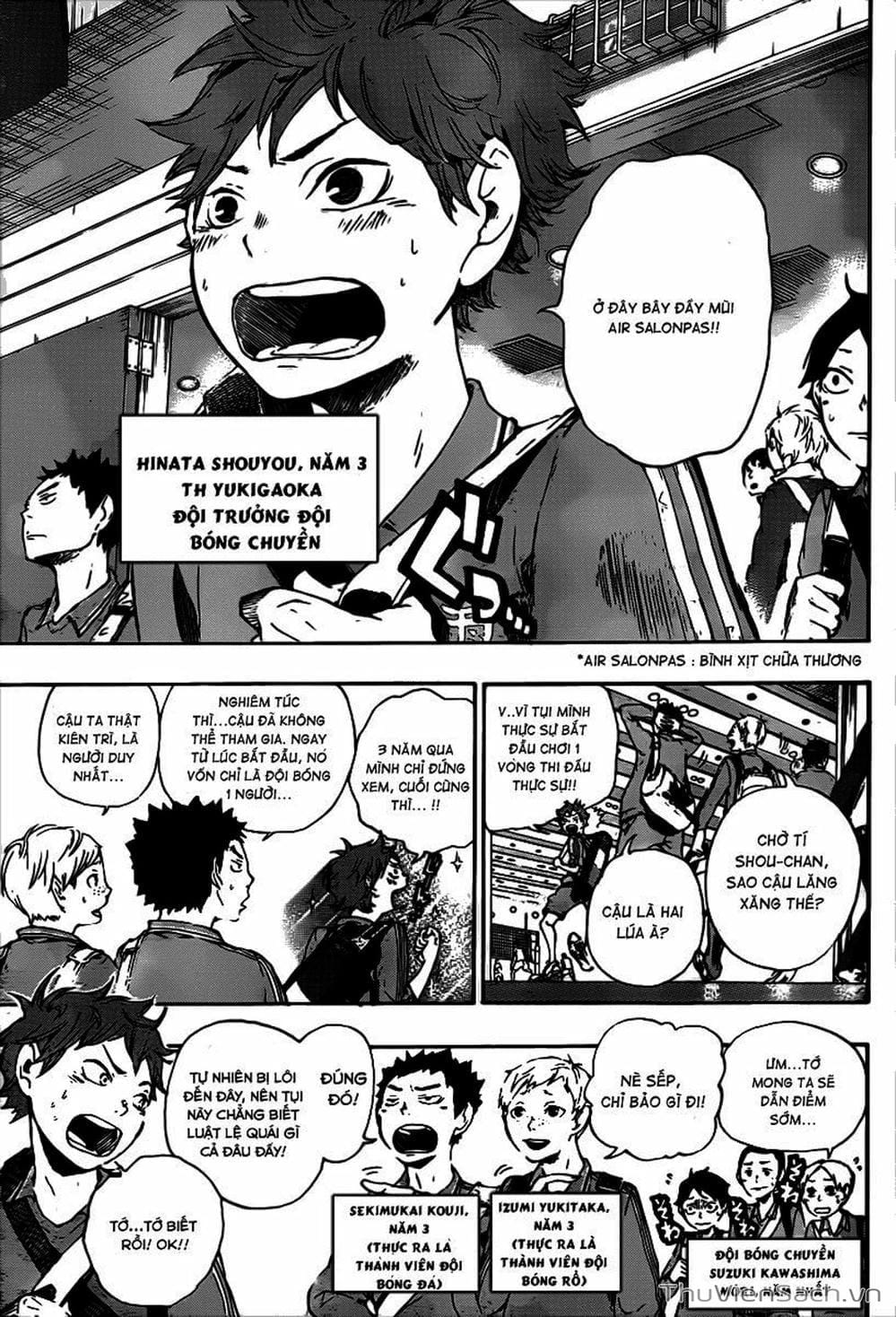 Truyện Tranh Vua Bóng Chuyền Haikyuu trang 6