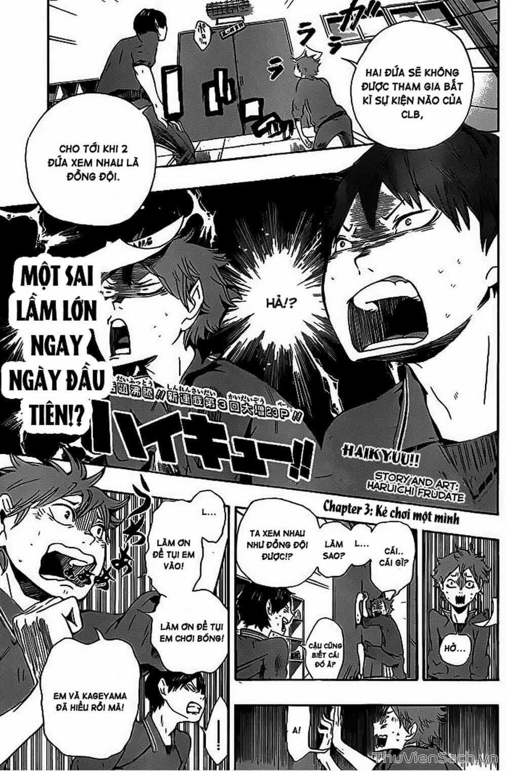 Truyện Tranh Vua Bóng Chuyền Haikyuu trang 6
