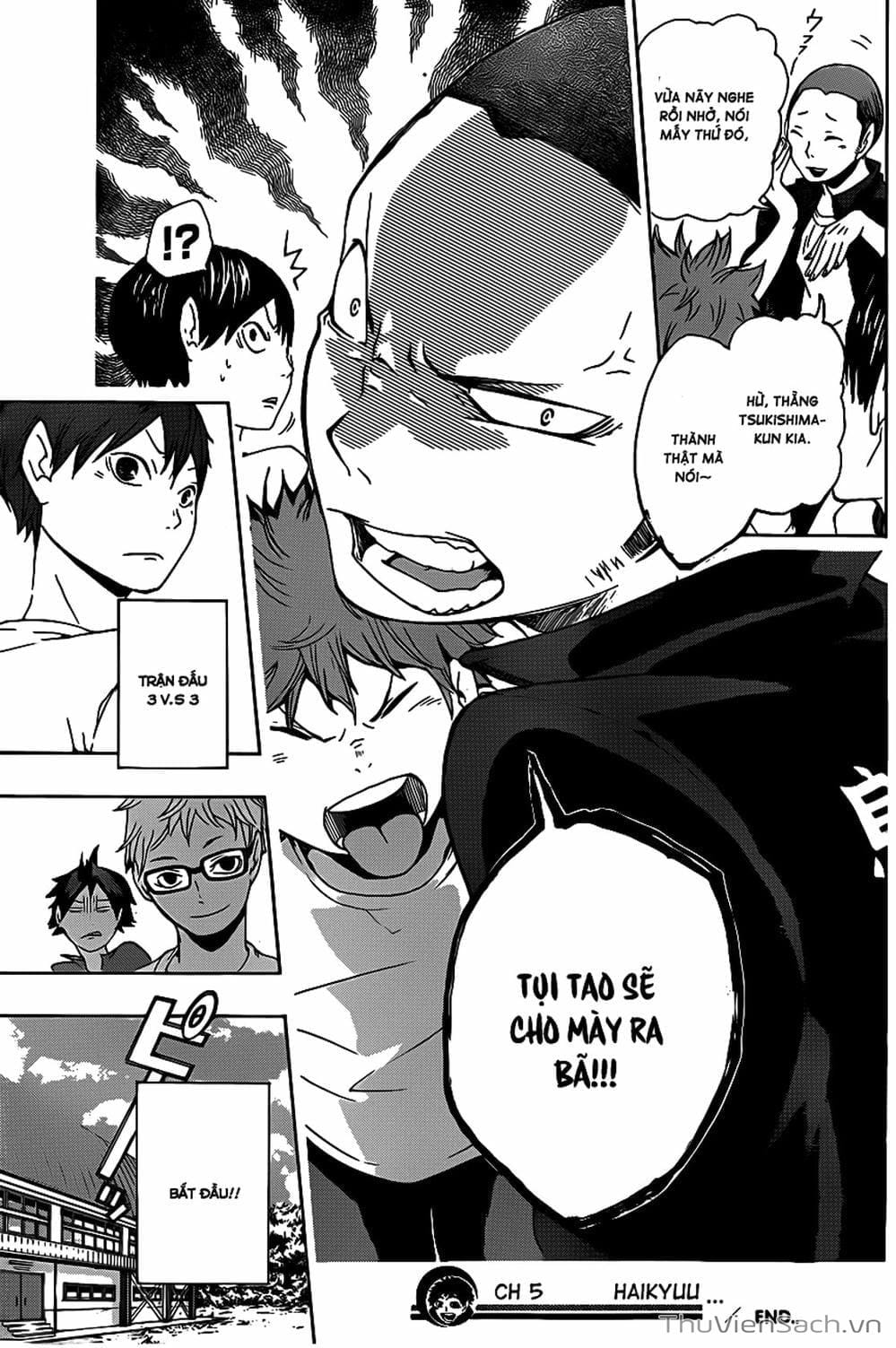 Truyện Tranh Vua Bóng Chuyền Haikyuu trang 6