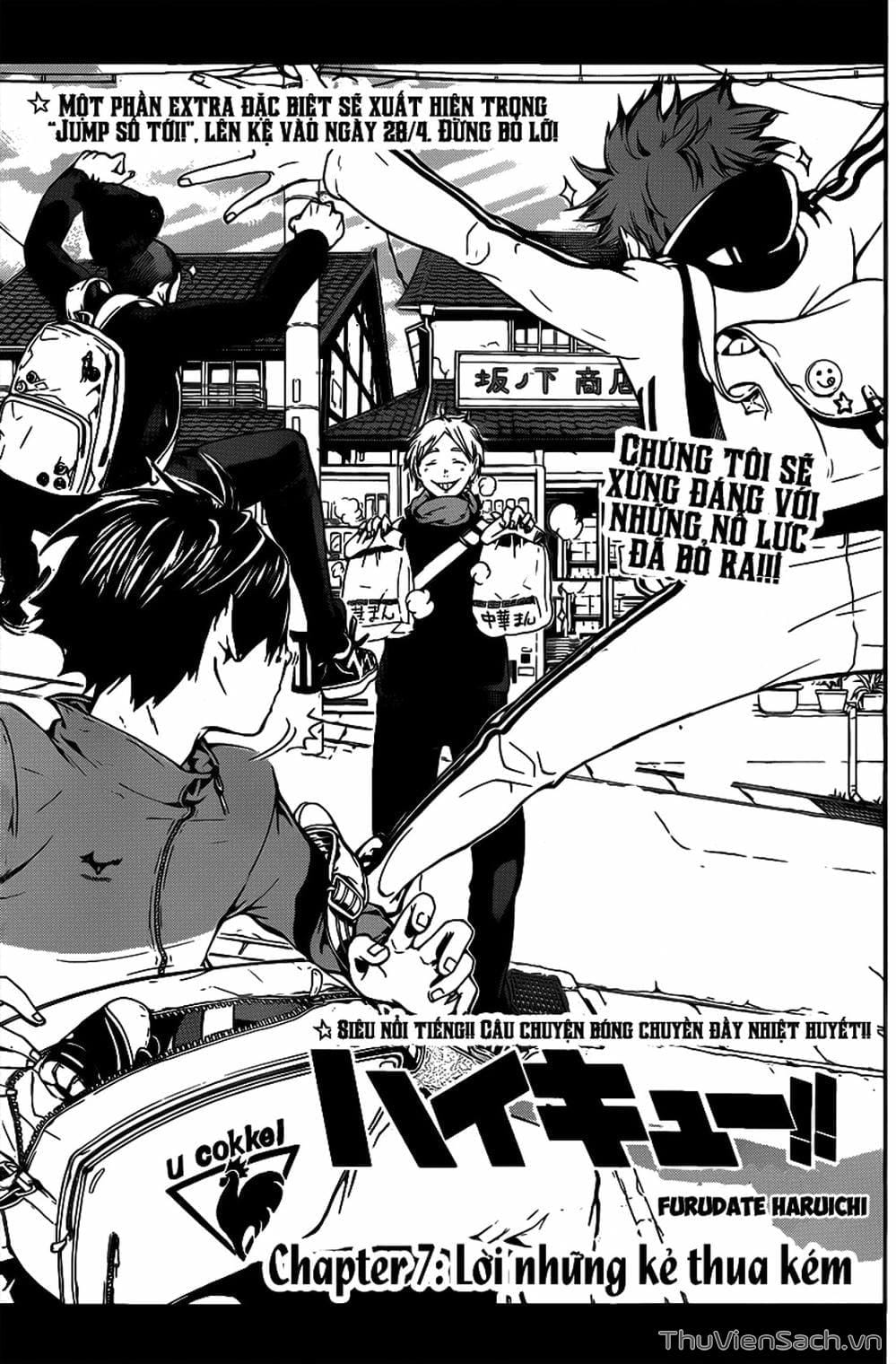 Truyện Tranh Vua Bóng Chuyền Haikyuu trang 6