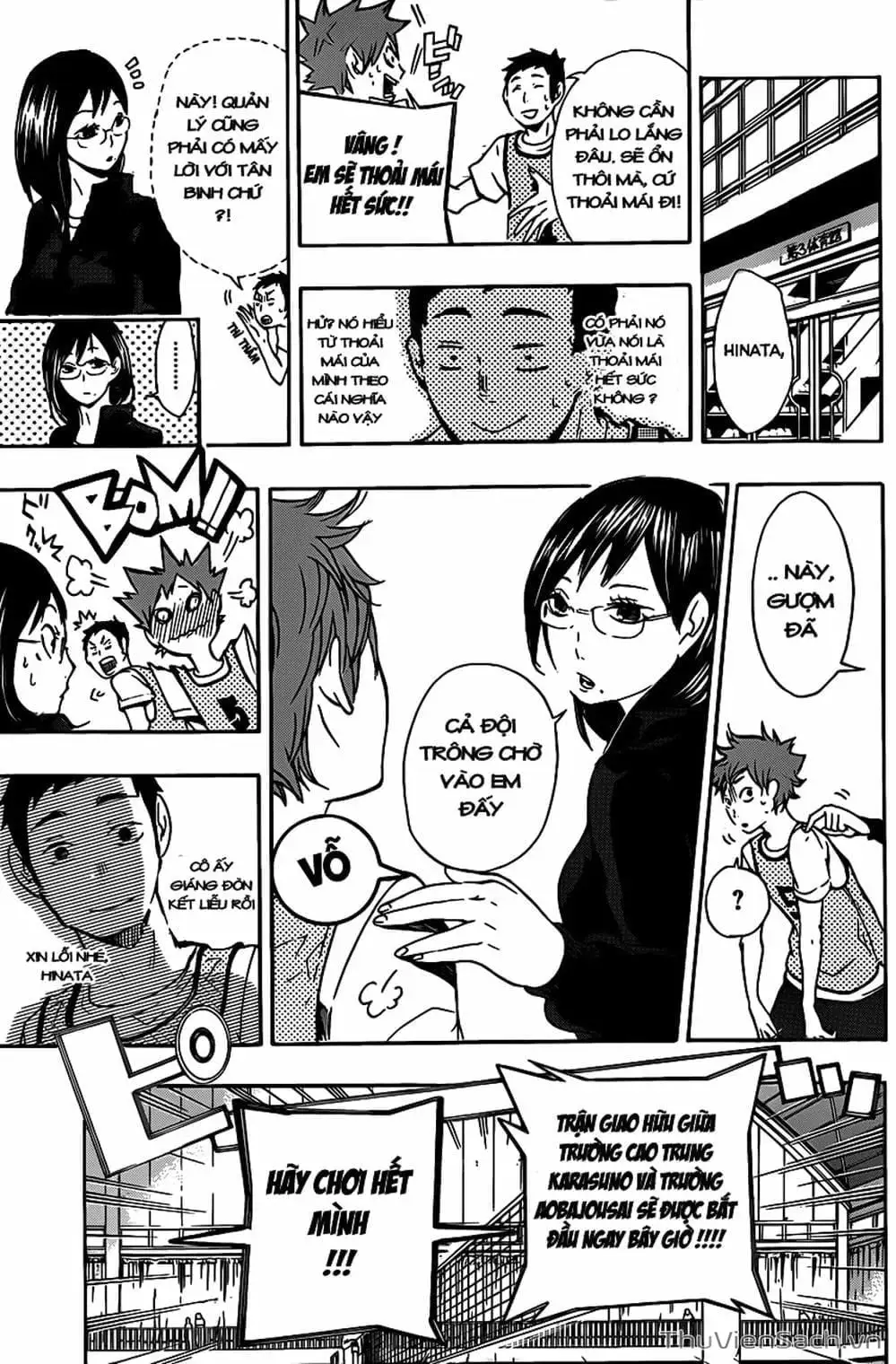 Truyện Tranh Vua Bóng Chuyền Haikyuu trang 6