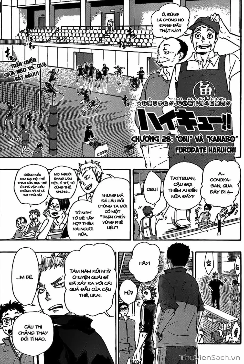 Truyện Tranh Vua Bóng Chuyền Haikyuu trang 6