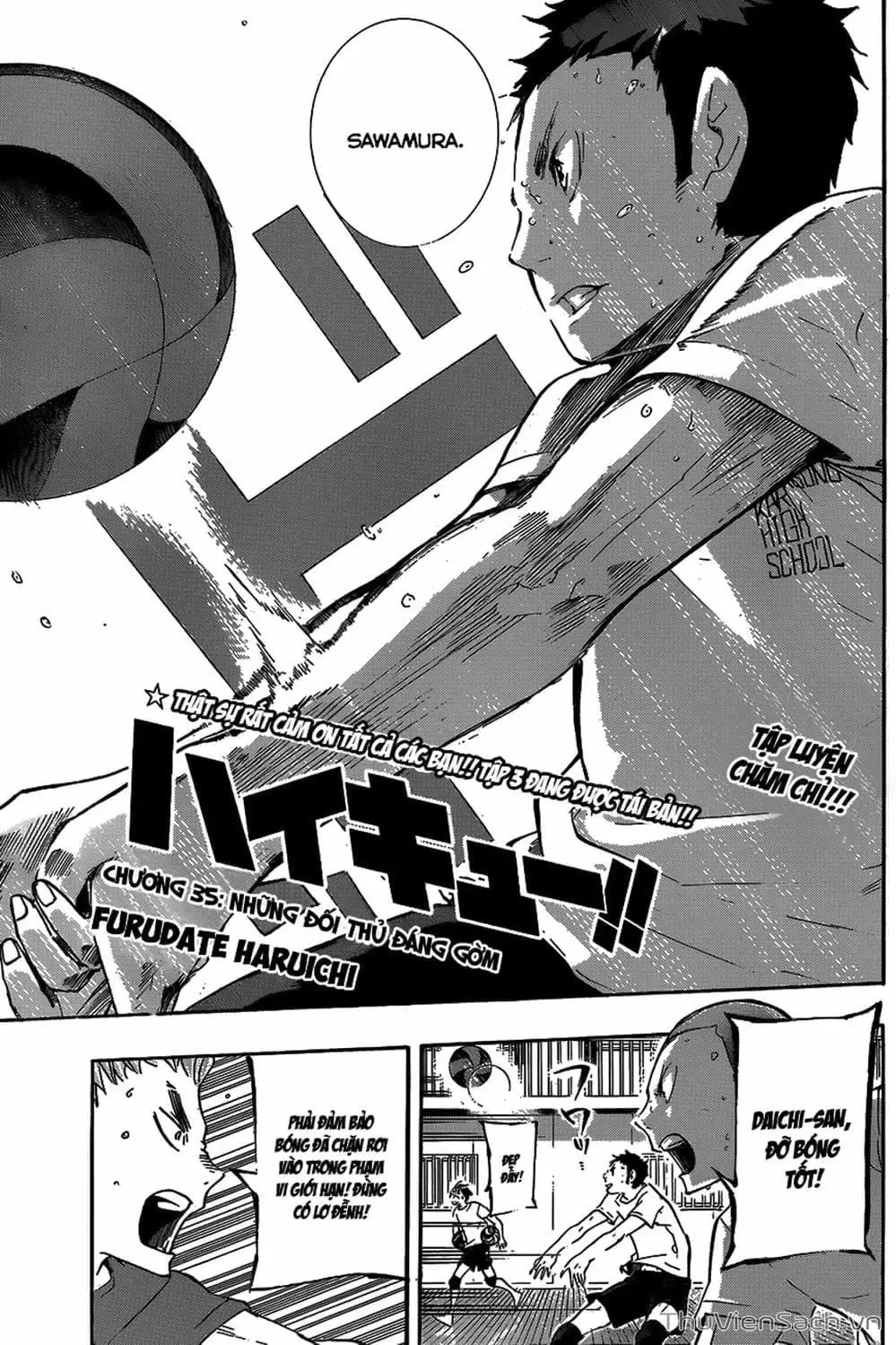 Truyện Tranh Vua Bóng Chuyền Haikyuu trang 6