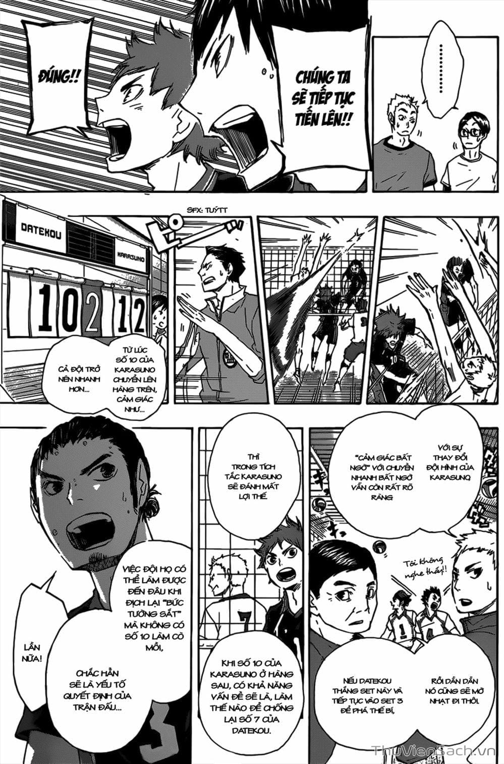 Truyện Tranh Vua Bóng Chuyền Haikyuu trang 6