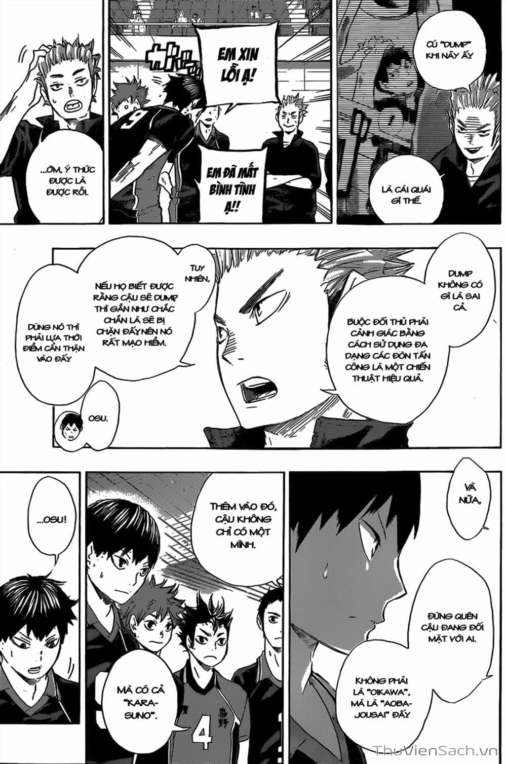 Truyện Tranh Vua Bóng Chuyền Haikyuu trang 6