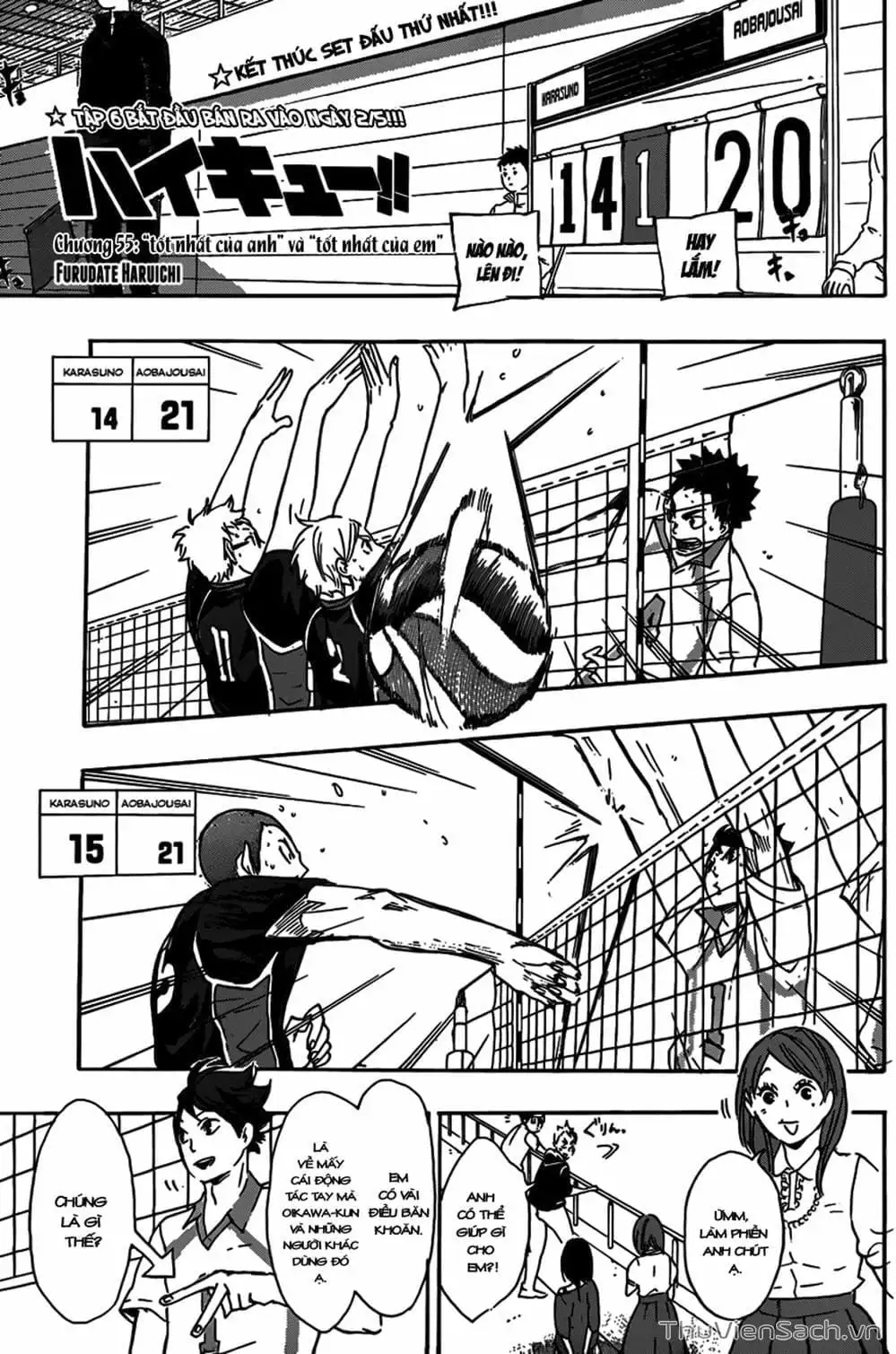 Truyện Tranh Vua Bóng Chuyền Haikyuu trang 6