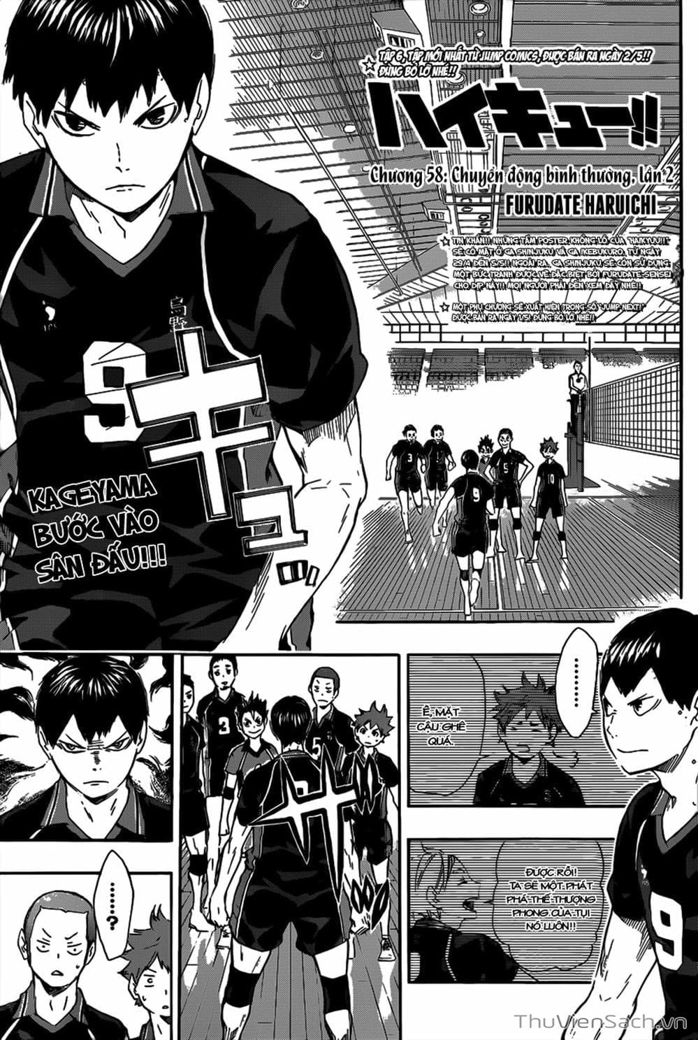 Truyện Tranh Vua Bóng Chuyền Haikyuu trang 6