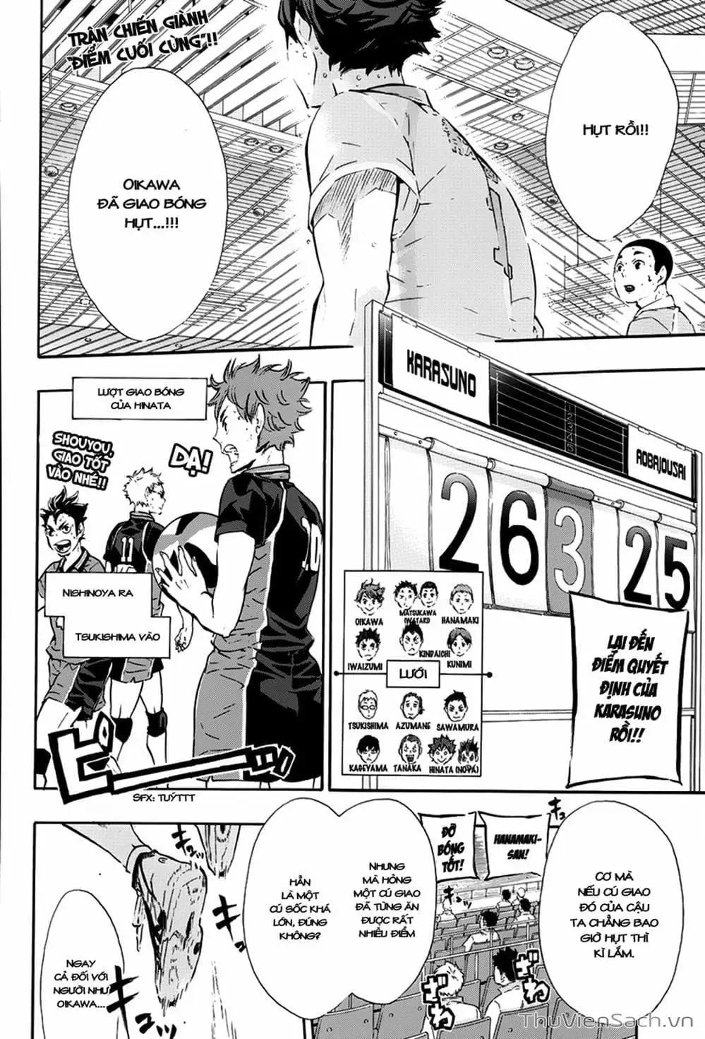 Truyện Tranh Vua Bóng Chuyền Haikyuu trang 6