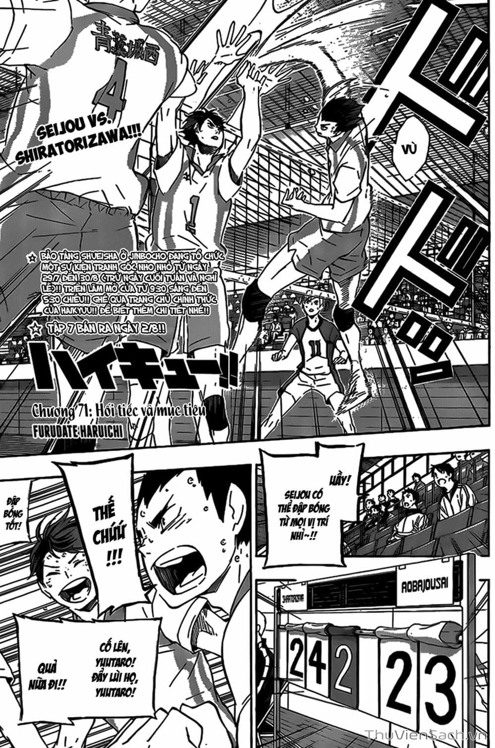 Truyện Tranh Vua Bóng Chuyền Haikyuu trang 6