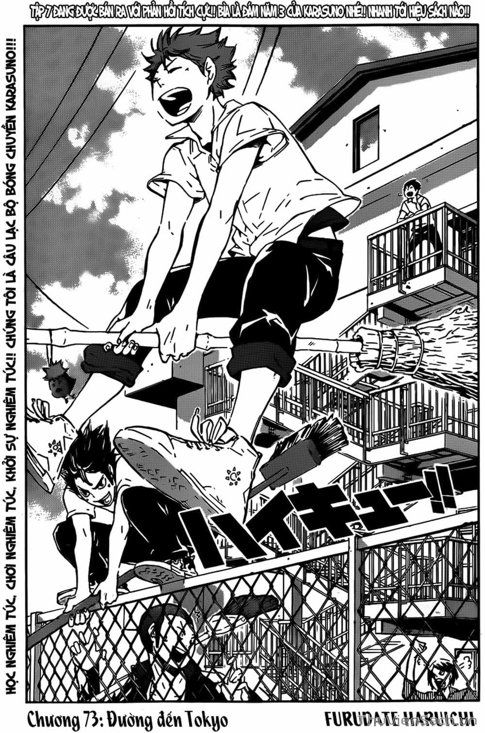 Truyện Tranh Vua Bóng Chuyền Haikyuu trang 6