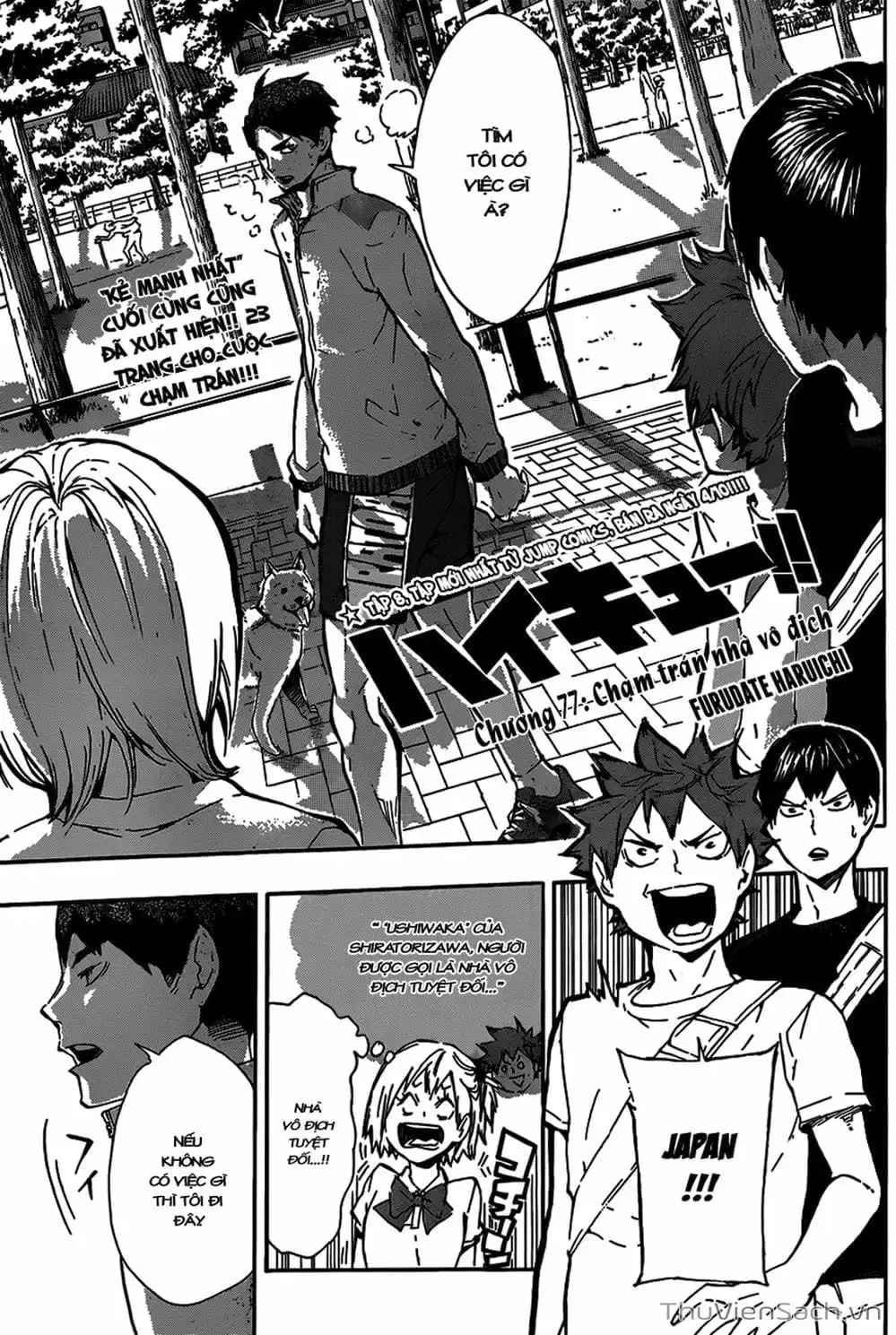 Truyện Tranh Vua Bóng Chuyền Haikyuu trang 6