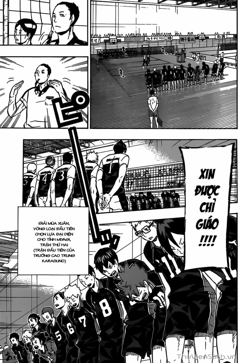 Truyện Tranh Vua Bóng Chuyền Haikyuu trang 6