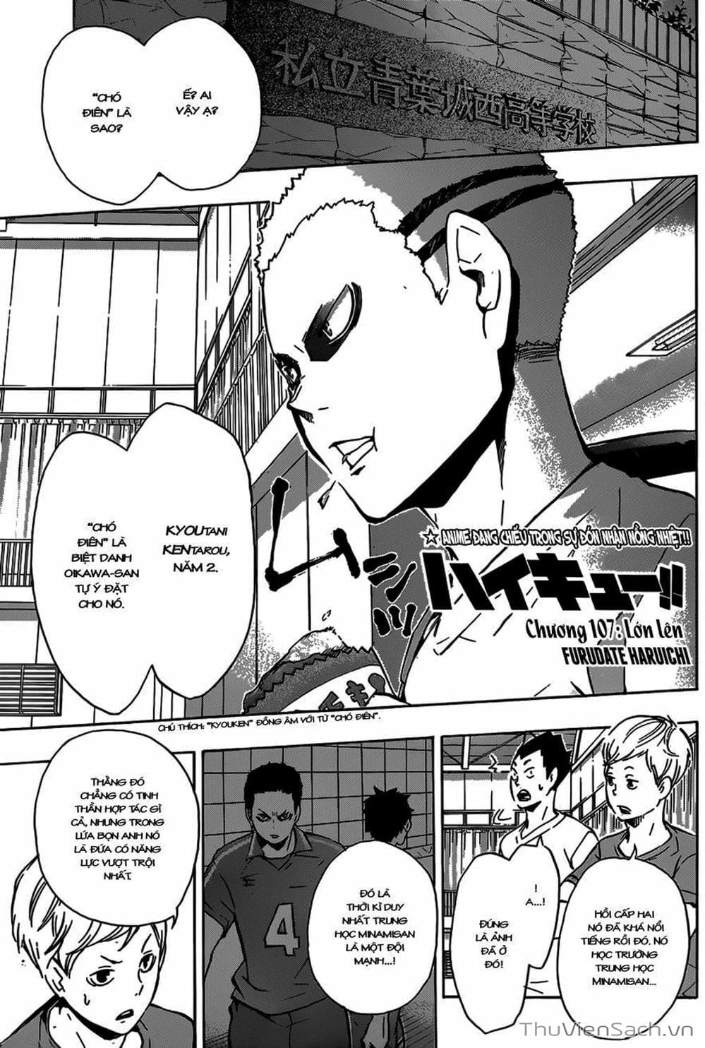 Truyện Tranh Vua Bóng Chuyền Haikyuu trang 6