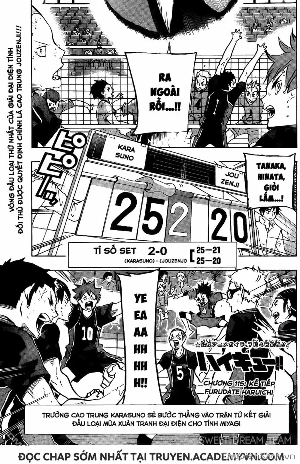 Truyện Tranh Vua Bóng Chuyền Haikyuu trang 6