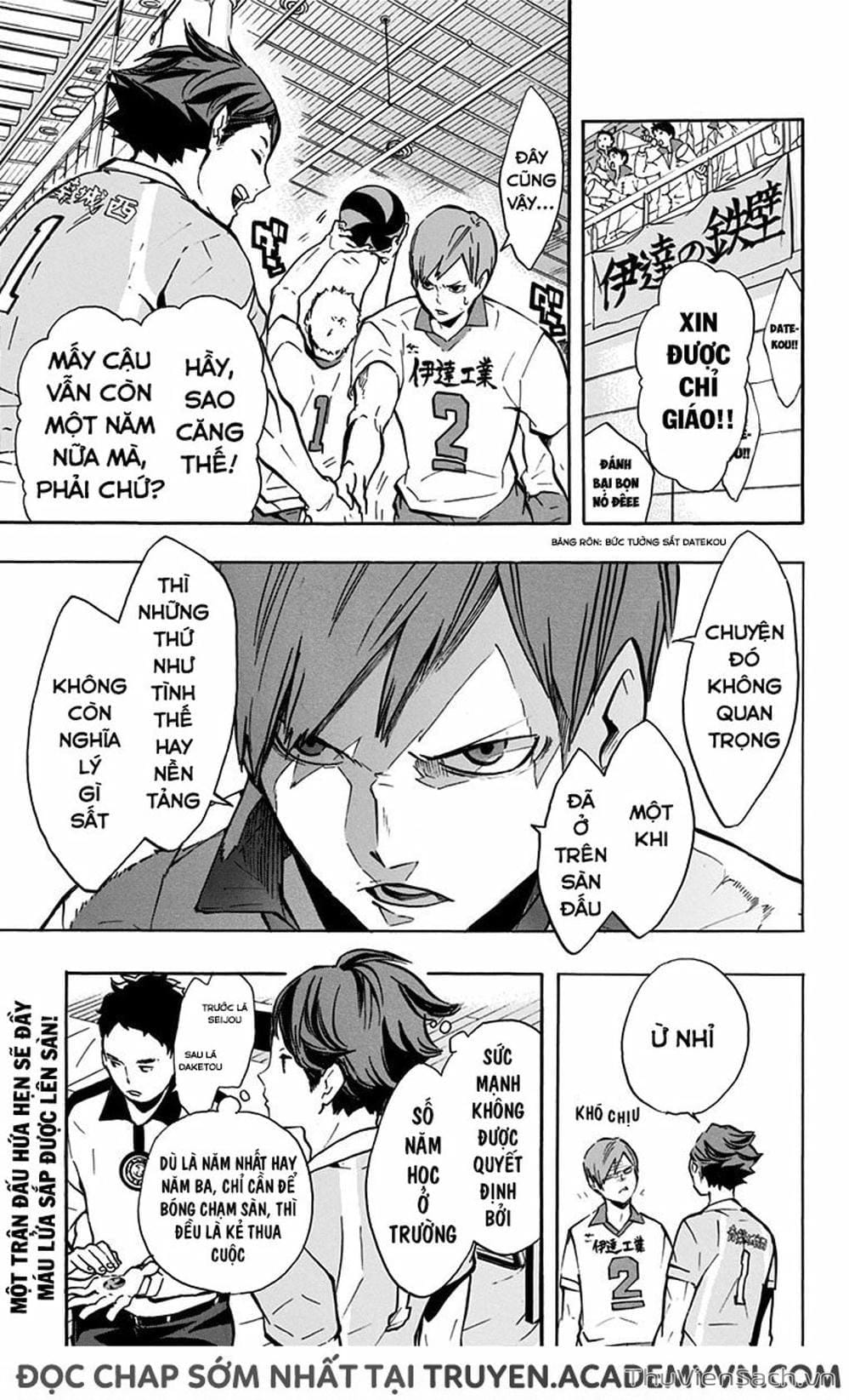 Truyện Tranh Vua Bóng Chuyền Haikyuu trang 6