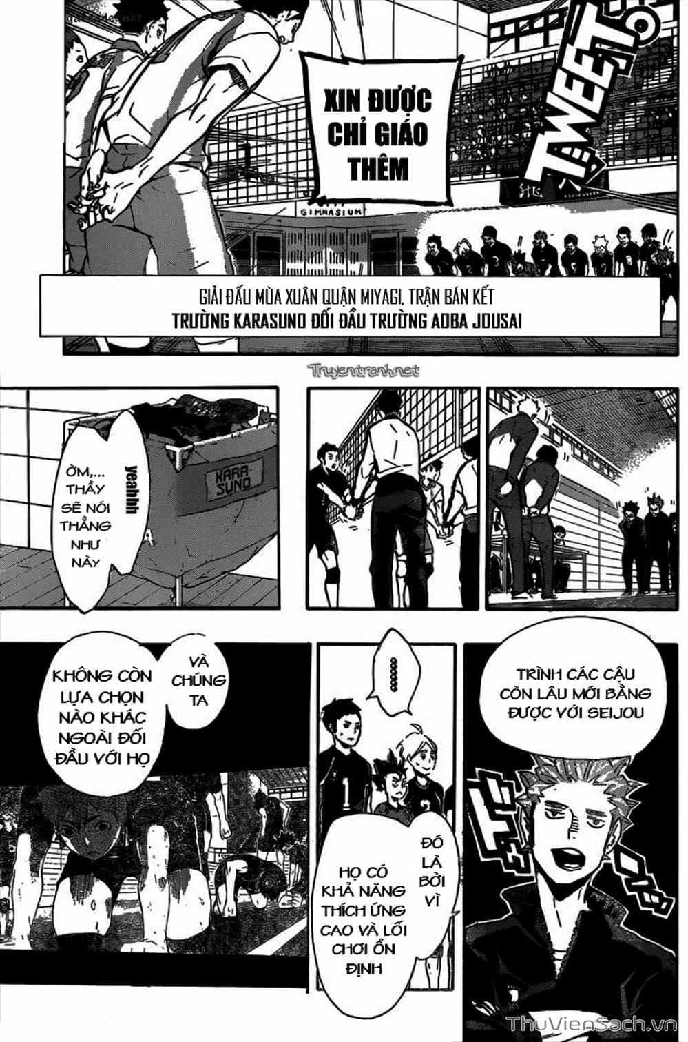 Truyện Tranh Vua Bóng Chuyền Haikyuu trang 6