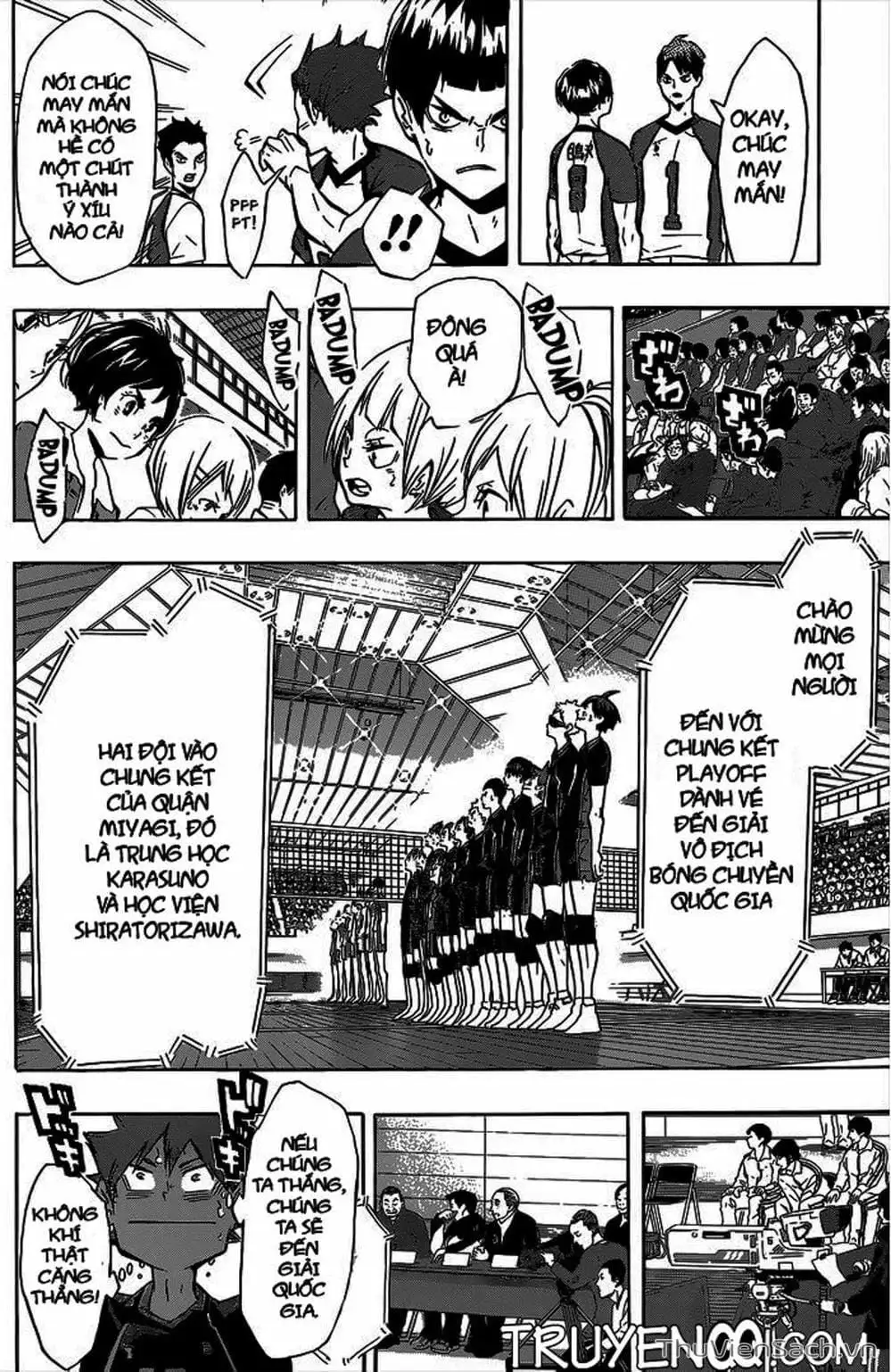 Truyện Tranh Vua Bóng Chuyền Haikyuu trang 6
