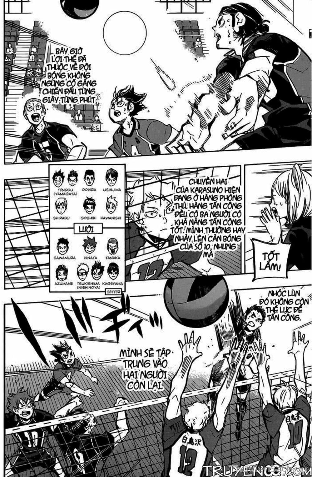 Truyện Tranh Vua Bóng Chuyền Haikyuu trang 6