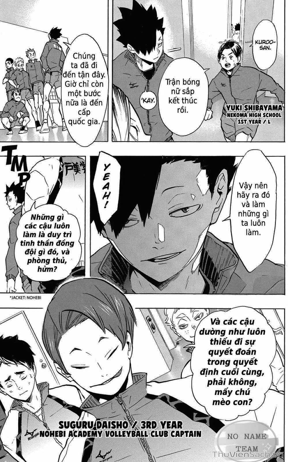 Truyện Tranh Vua Bóng Chuyền Haikyuu trang 6