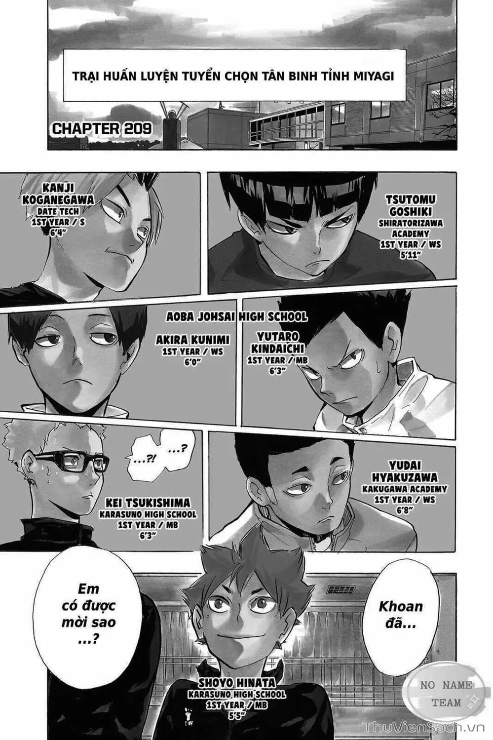 Truyện Tranh Vua Bóng Chuyền Haikyuu trang 6