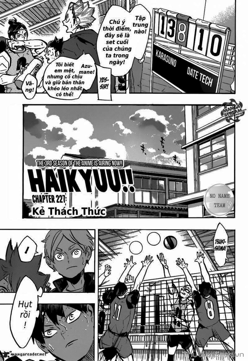 Truyện Tranh Vua Bóng Chuyền Haikyuu trang 6