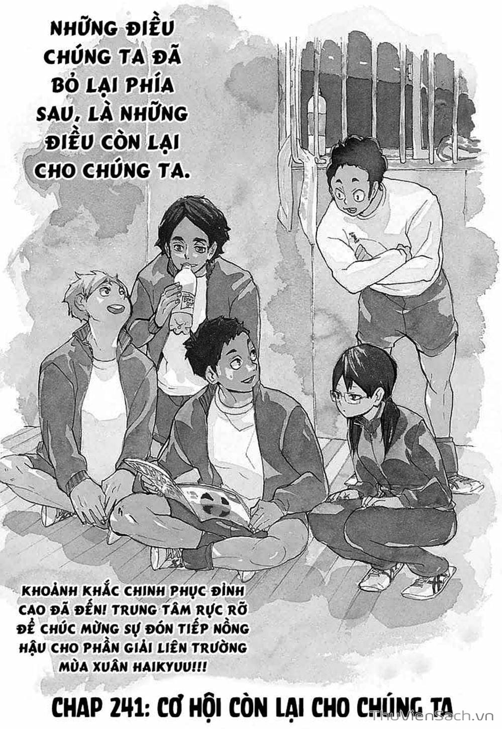 Truyện Tranh Vua Bóng Chuyền Haikyuu trang 6