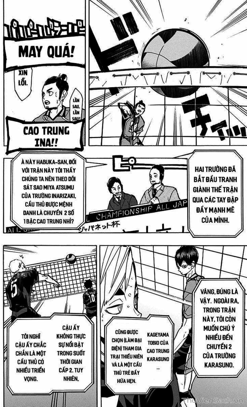 Truyện Tranh Vua Bóng Chuyền Haikyuu trang 6