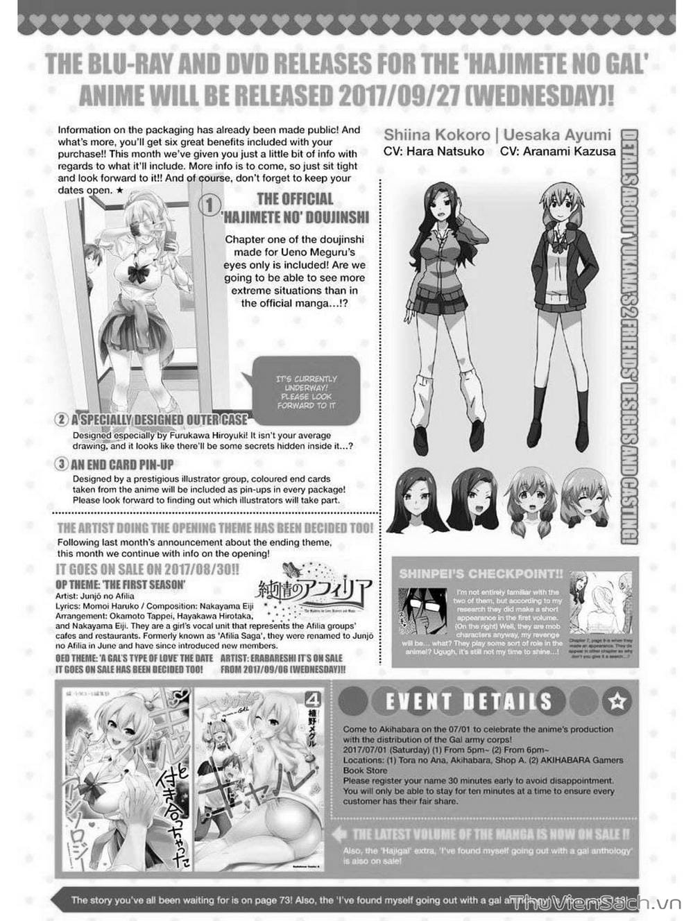 Truyện Tranh Lần Đầu Với Gal - Hajimete No Gal trang 7