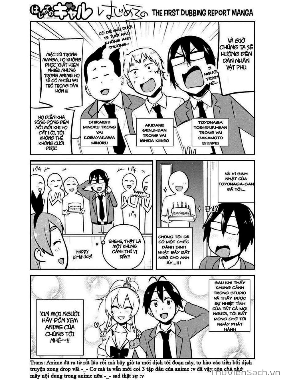 Truyện Tranh Lần Đầu Với Gal - Hajimete No Gal trang 7