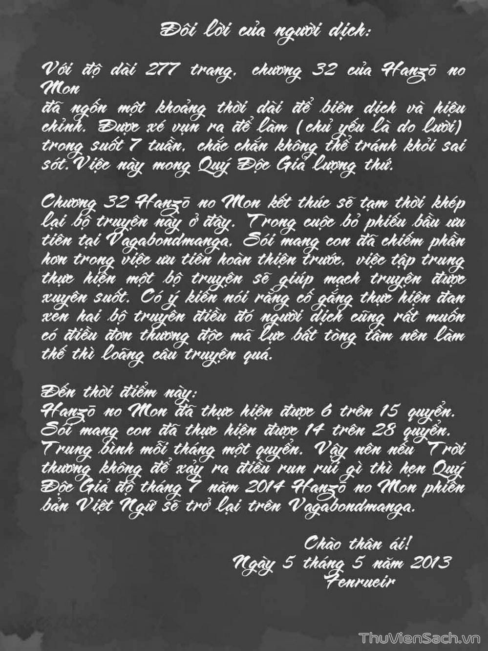 Truyện Tranh Con Đường Của Sát Thủ - Hanzou No Mon trang 6