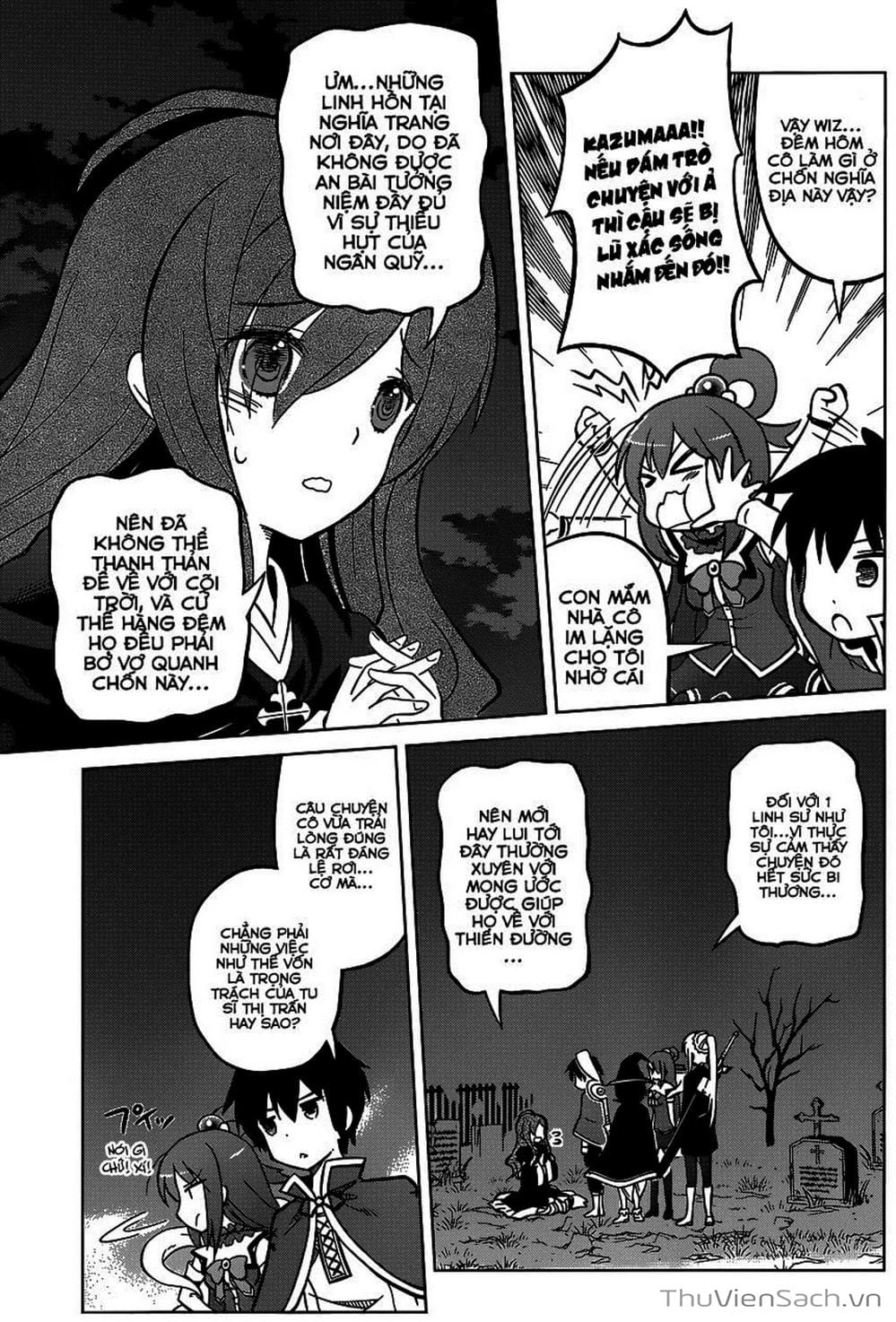 Truyện Tranh Hãy Ban Phúc Lành Cho Thế Giới Tuyệt Vời Này! trang 6