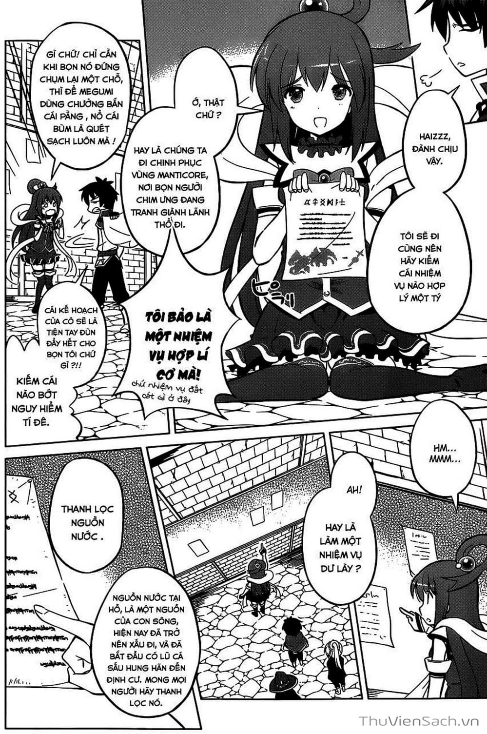 Truyện Tranh Hãy Ban Phúc Lành Cho Thế Giới Tuyệt Vời Này! trang 6
