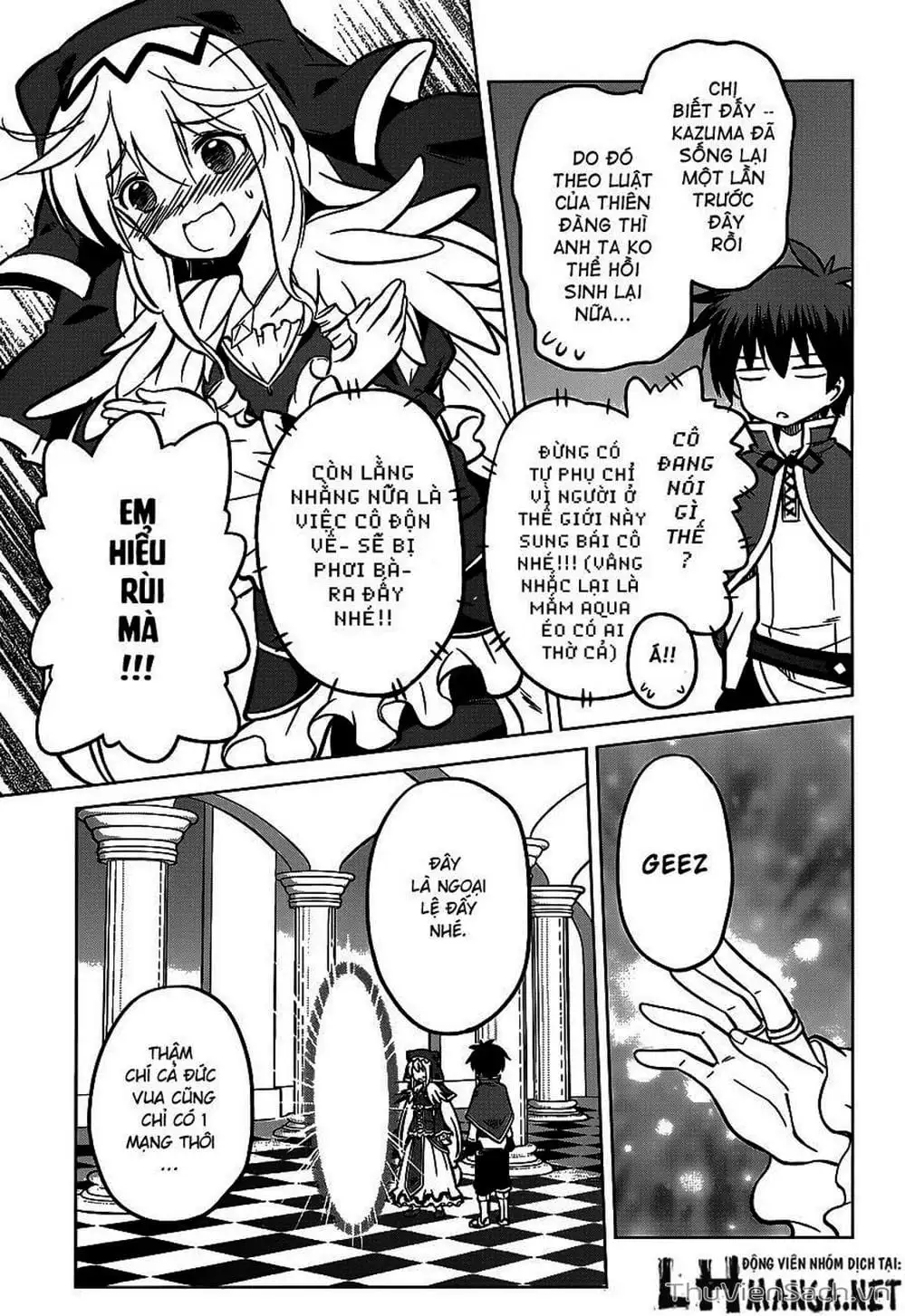 Truyện Tranh Hãy Ban Phúc Lành Cho Thế Giới Tuyệt Vời Này! trang 6
