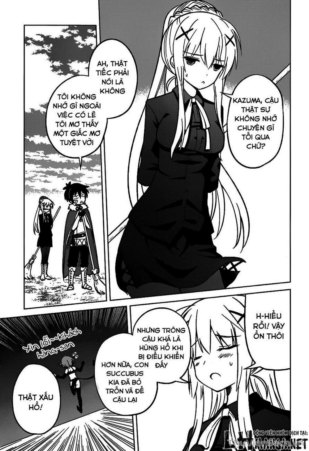 Truyện Tranh Hãy Ban Phúc Lành Cho Thế Giới Tuyệt Vời Này! trang 6