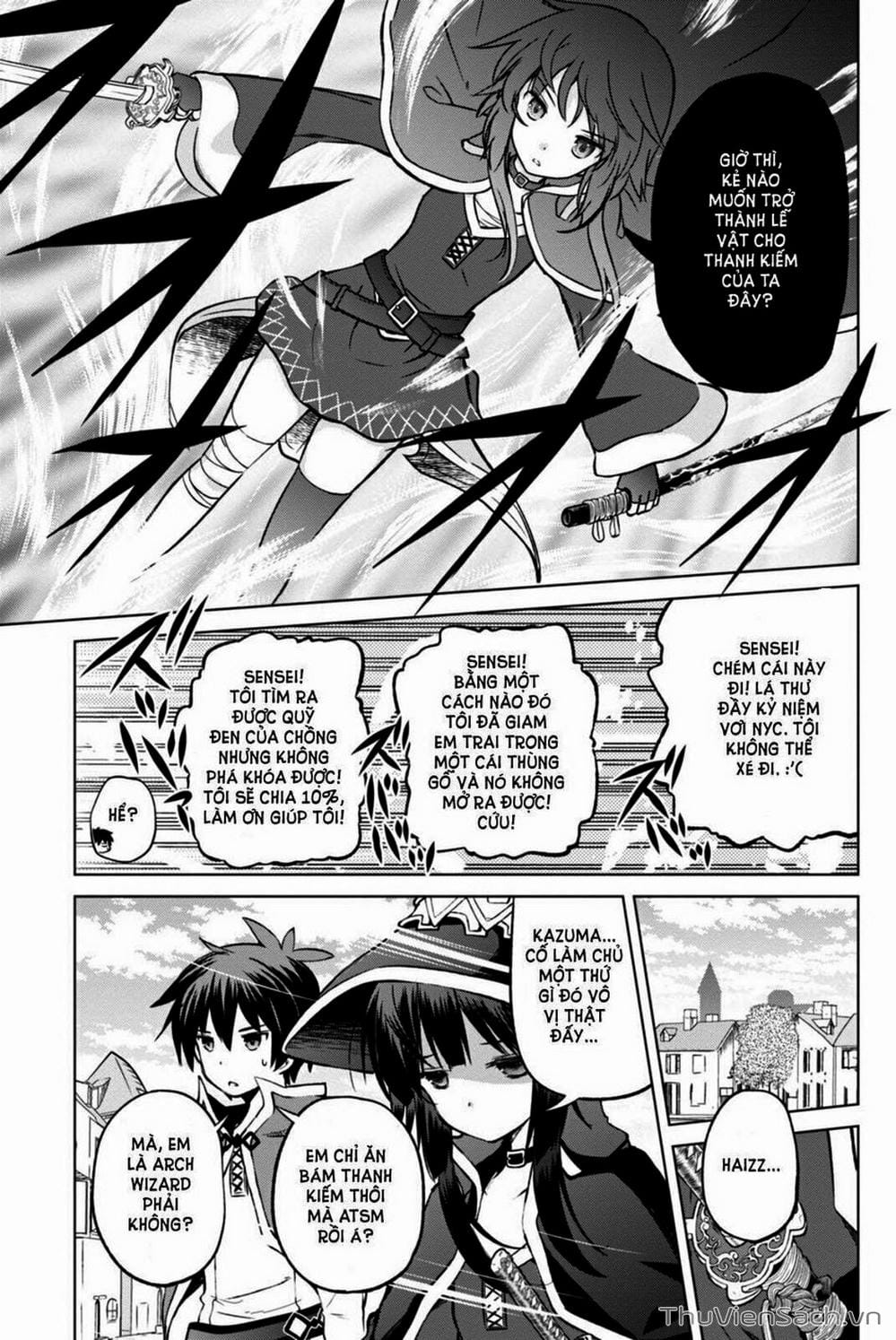 Truyện Tranh Hãy Ban Phúc Lành Cho Thế Giới Tuyệt Vời Này! trang 6