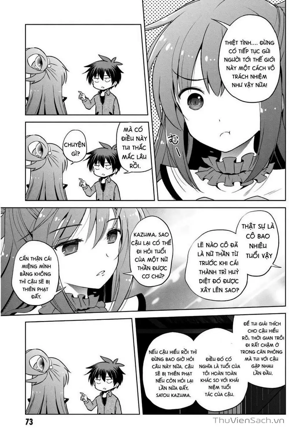 Truyện Tranh Hãy Ban Phúc Lành Cho Thế Giới Tuyệt Vời Này! trang 6