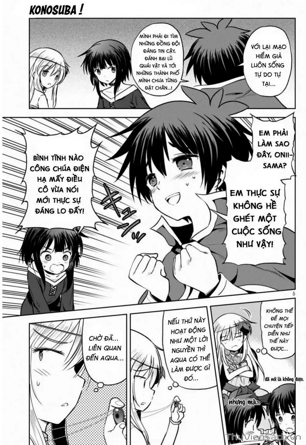 Truyện Tranh Hãy Ban Phúc Lành Cho Thế Giới Tuyệt Vời Này! trang 6