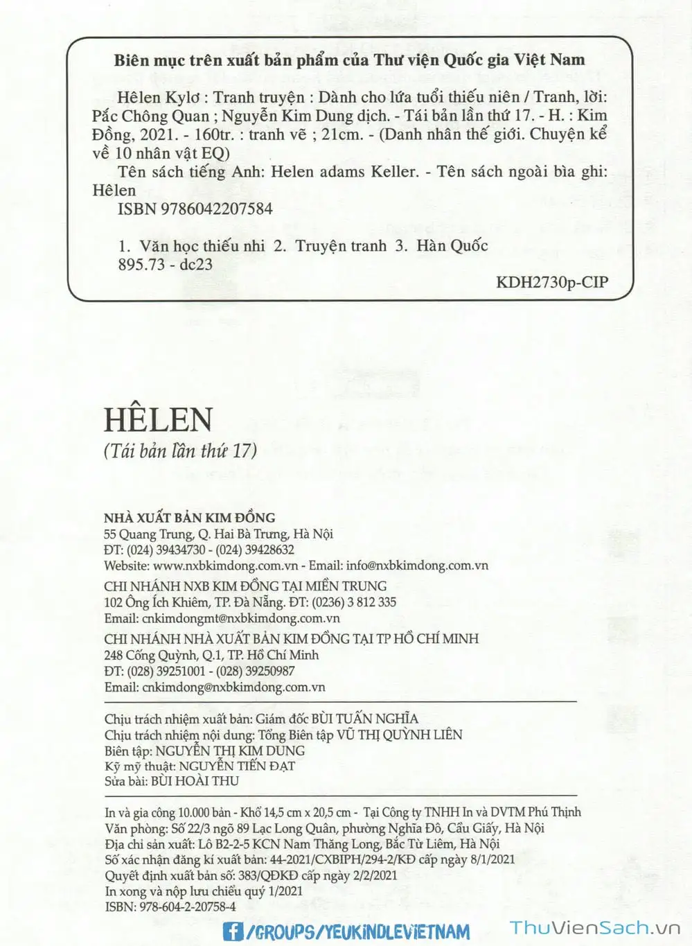 Truyện Tranh Danh Nhân Thế Giới - Helen trang 2