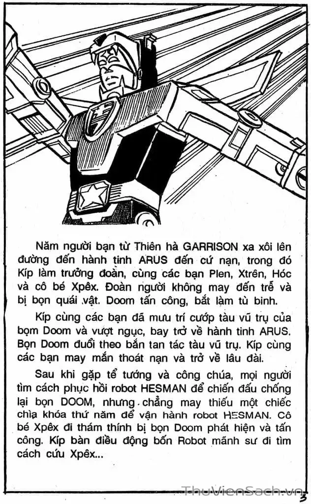Truyện Tranh Dũng Sĩ Hesman trang 4