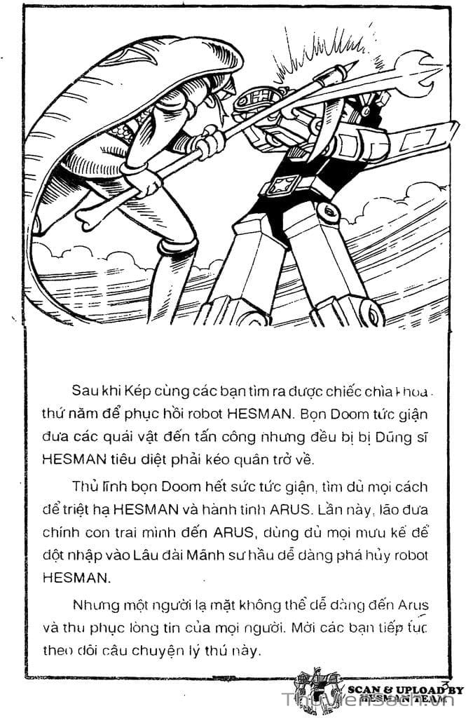 Truyện Tranh Dũng Sĩ Hesman trang 4