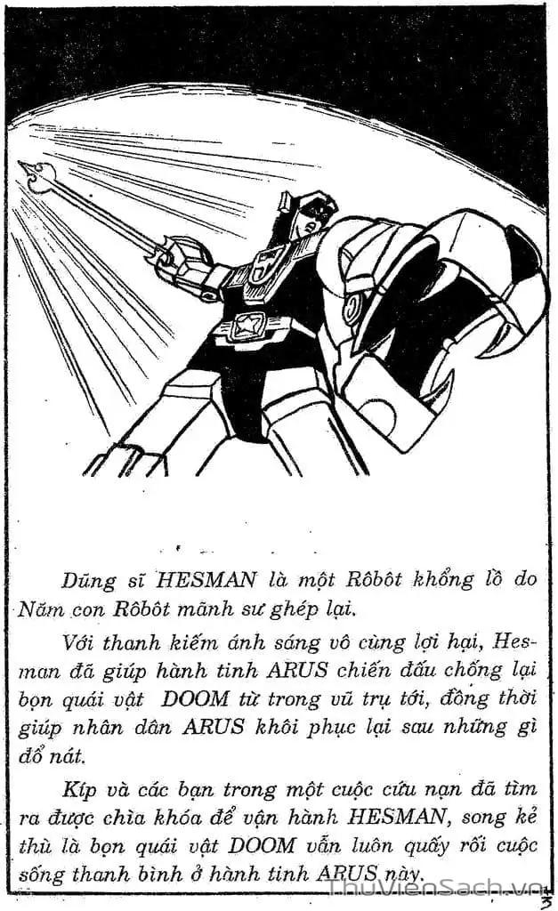Truyện Tranh Dũng Sĩ Hesman trang 4