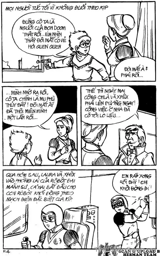 Truyện Tranh Dũng Sĩ Hesman trang 4