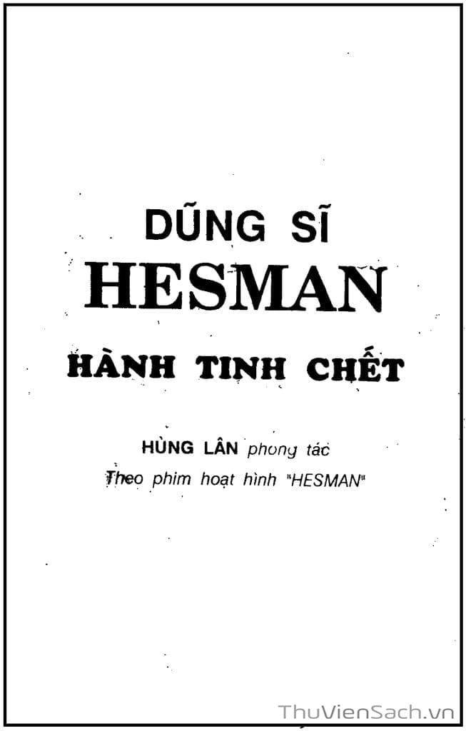 Truyện Tranh Dũng Sĩ Hesman trang 4