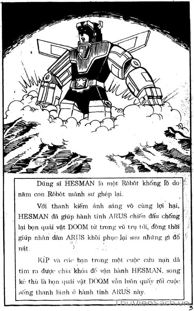 Truyện Tranh Dũng Sĩ Hesman trang 4