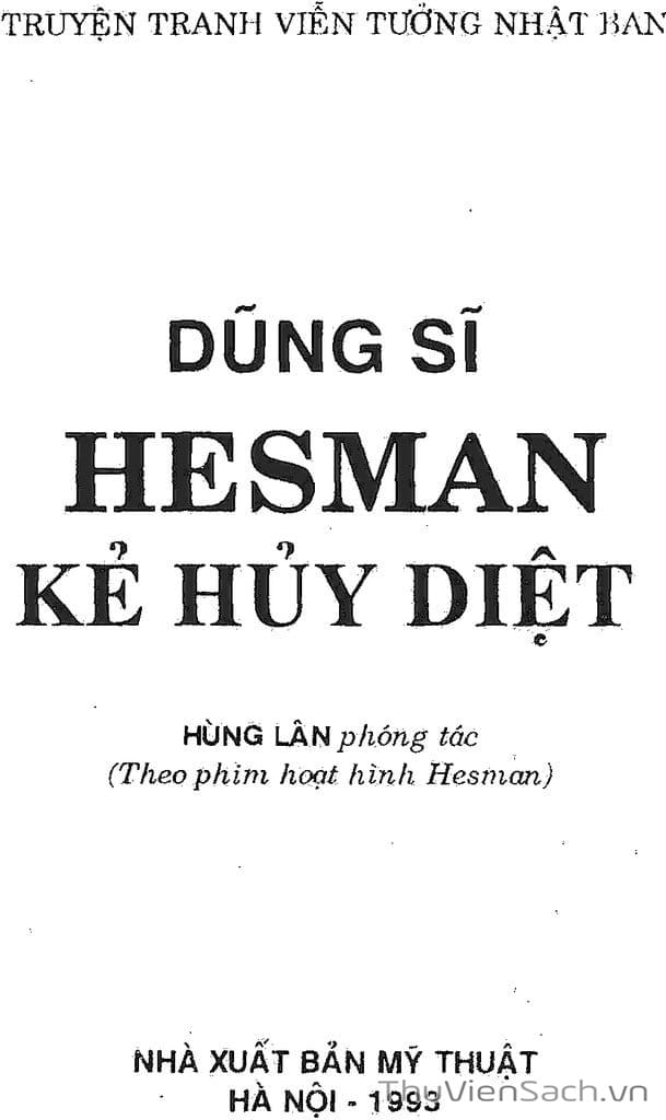 Truyện Tranh Dũng Sĩ Hesman trang 4