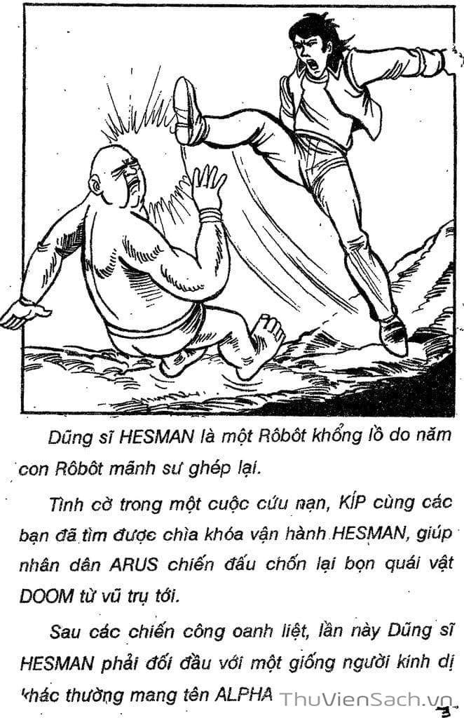 Truyện Tranh Dũng Sĩ Hesman trang 4