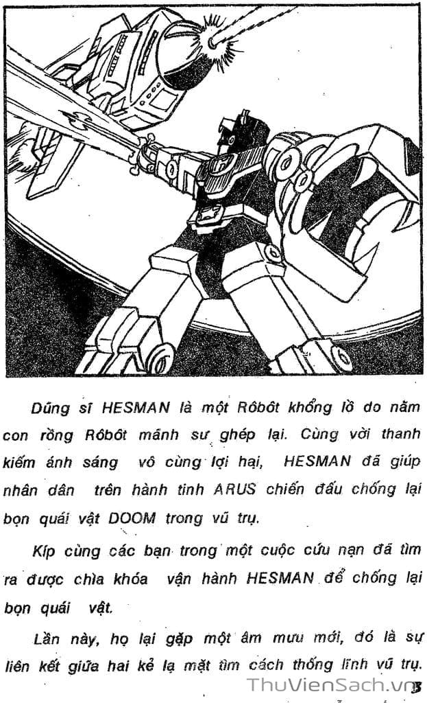 Truyện Tranh Dũng Sĩ Hesman trang 4