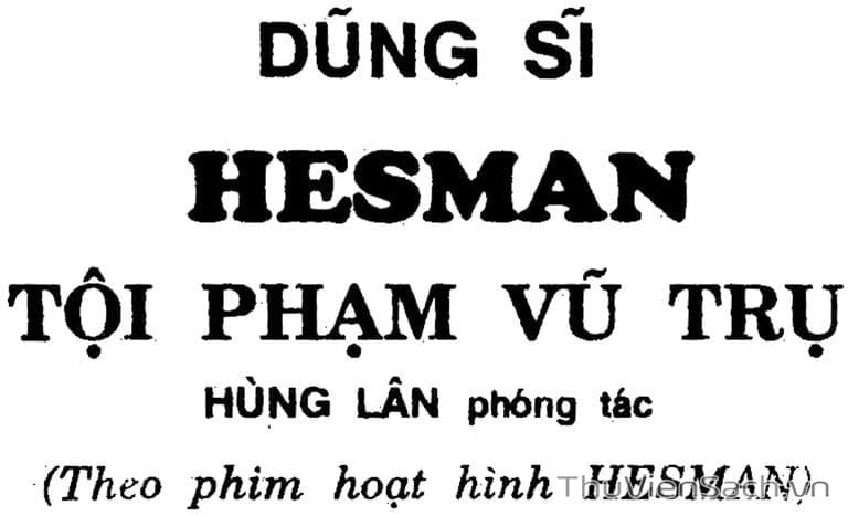 Truyện Tranh Dũng Sĩ Hesman trang 4