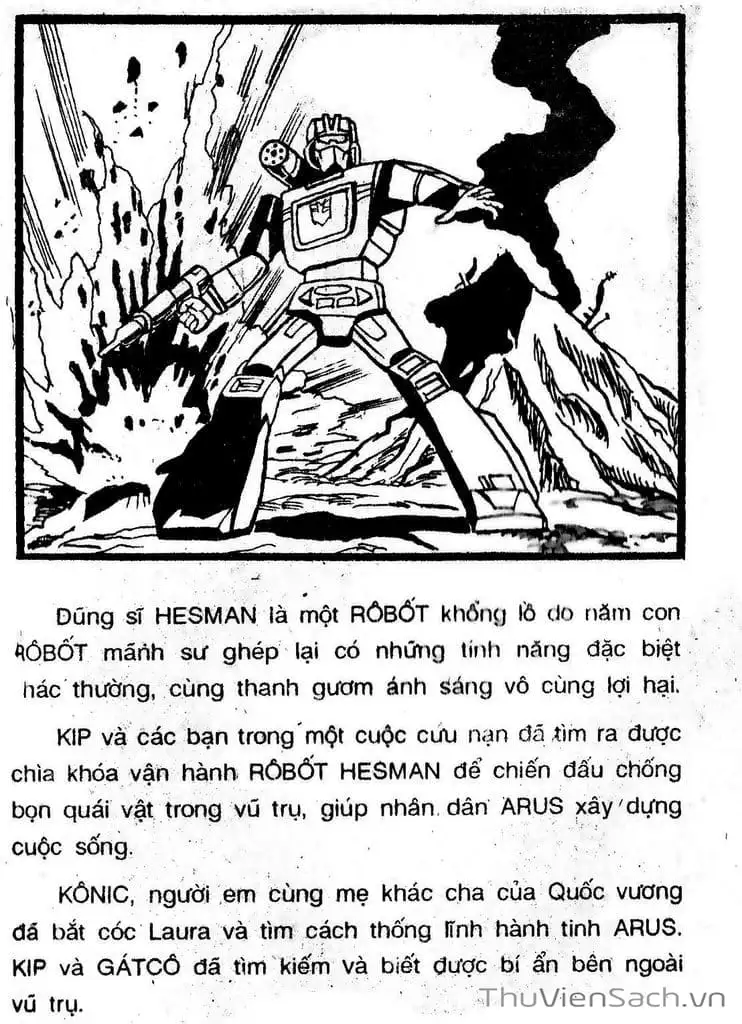 Truyện Tranh Dũng Sĩ Hesman trang 4